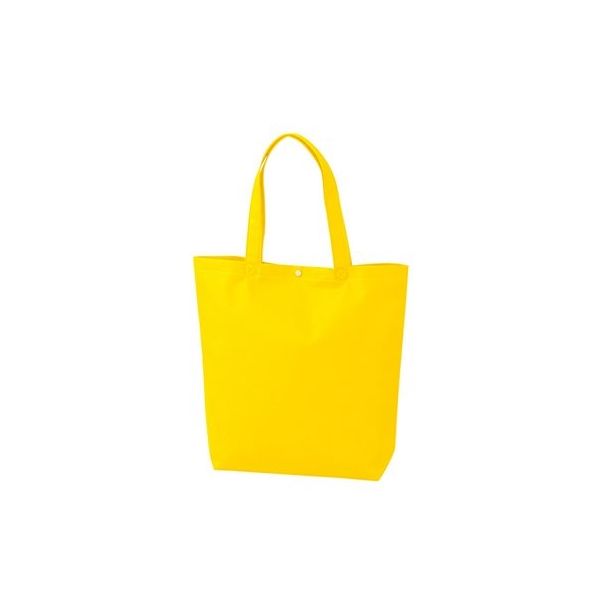 アズワン 不織布バッグ 船底ホック付きA4縦 イエロー 63-1291-37 1箱(100枚)（直送品）