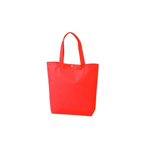 アズワン 不織布バッグ 船底ホック付きA4縦 赤 63-1291-35 1箱(100枚)（直送品）