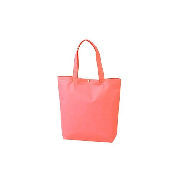 アズワン 不織布バッグ 船底ホック付きA4縦 ピンク 63-1291-38 1箱(100枚)（直送品）