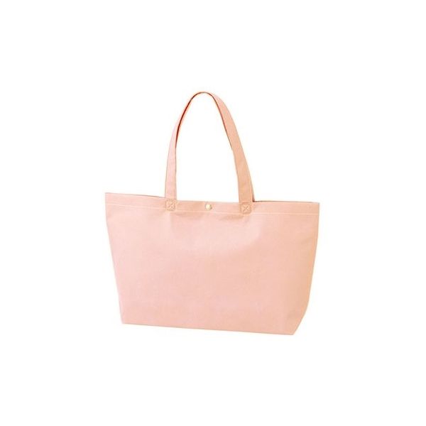 アズワン 不織布バッグ 船底ホック付きA4横 ライトピンク 63-1291-46 1箱(100枚)（直送品）