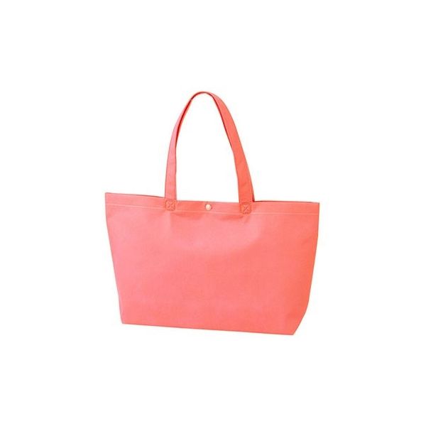 アズワン 不織布バッグ 船底ホック付きA4横 ピンク 63-1291-51 1箱(100枚)（直送品）