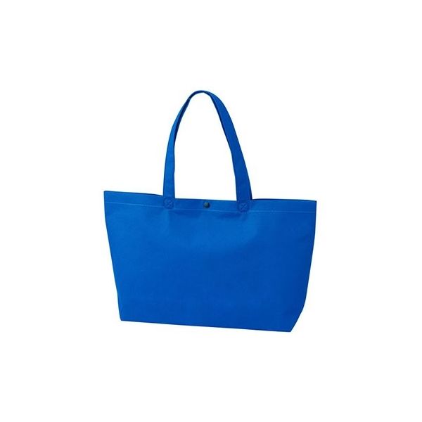 アズワン 不織布バッグ 船底ホック付きA4横 ブルー 63-1291-52 1箱(100枚)（直送品）