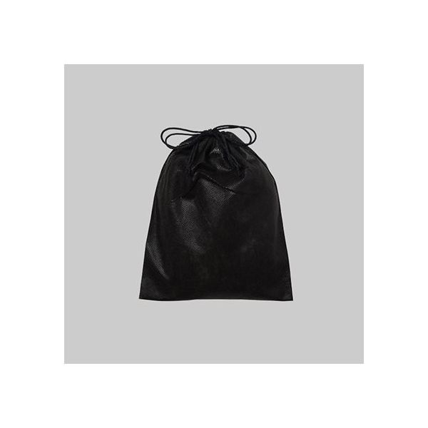 アズワン 不織布インナー巾着 黒 SS 63-1291-54 1箱(100枚)（直送品）