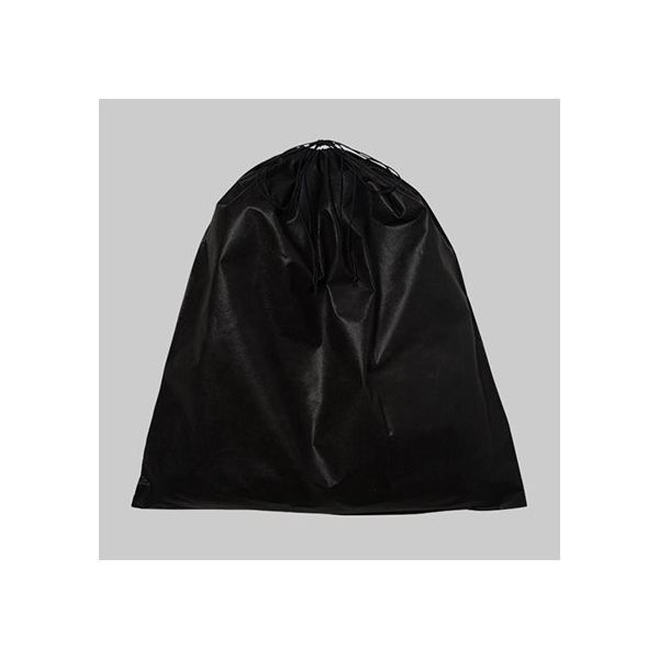 アズワン 不織布インナー巾着 黒 LL 63-1291-62 1箱(100枚)（直送品）