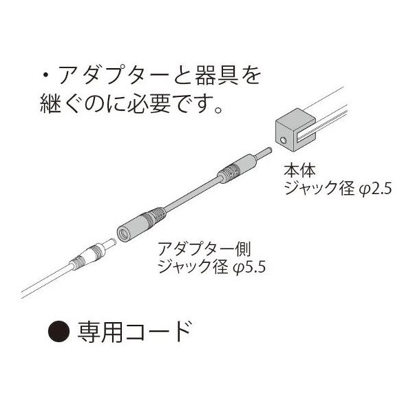 ハヤノ産業 DC12V専用コード 400 SCD400 1本 63-2848-20（直送品）