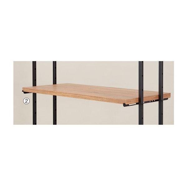 アズワン ハコマルシェワゴン 上部F用中間棚 D40cm RUS 63-3371-61 1セット（直送品）