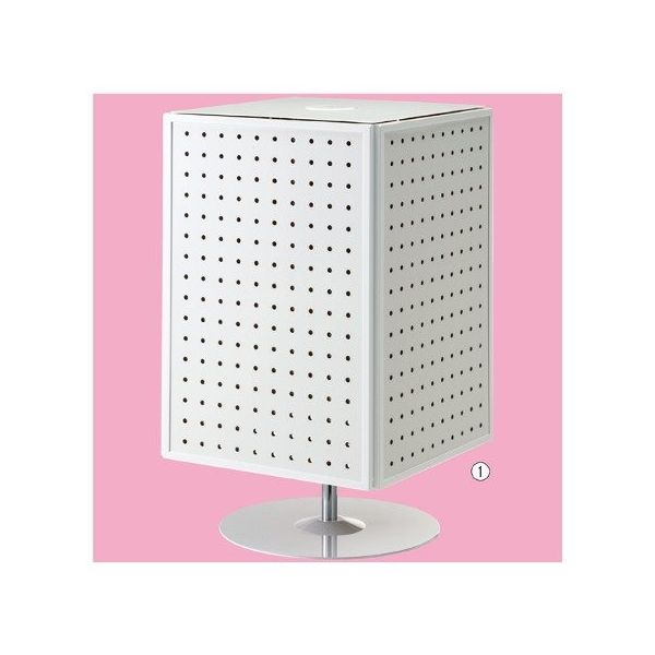 アズワン 卓上4面回転有孔パネル什器