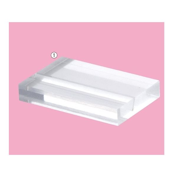 アズワン アクリルポップカード立て 小 10個 63-3377-57 1個(10個)（直送品）