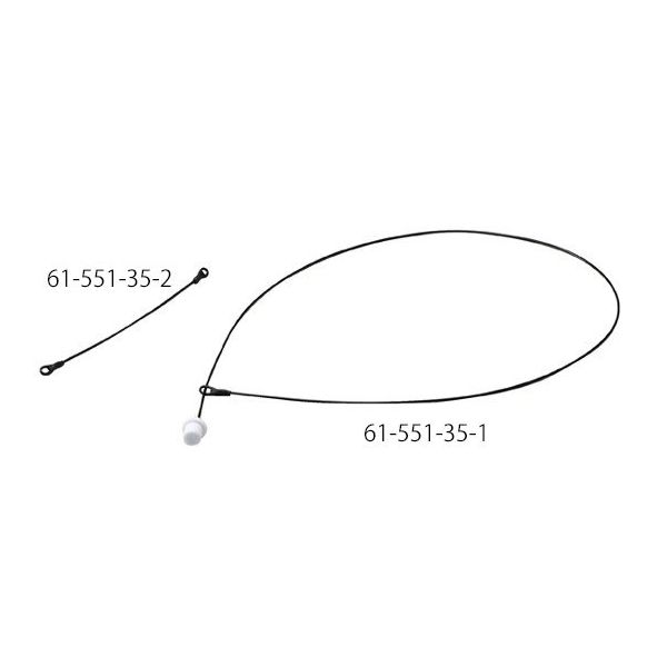 アズワン 1mワイヤータグ ランヤードロック 10本 63-3390-31 1箱(10本)（直送品）