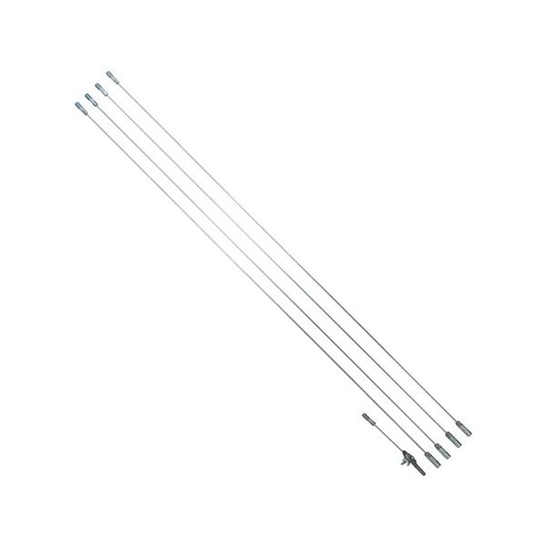 ホンマ製作所 煙突掃除棒 4本セット 63-5455-89 1セット（直送品）