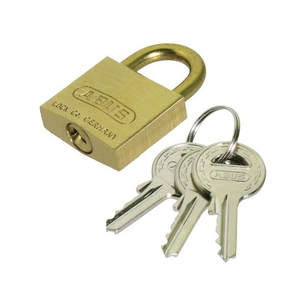 松冨 アバス シリンダー南京錠 63-5460-99 1個（直送品）