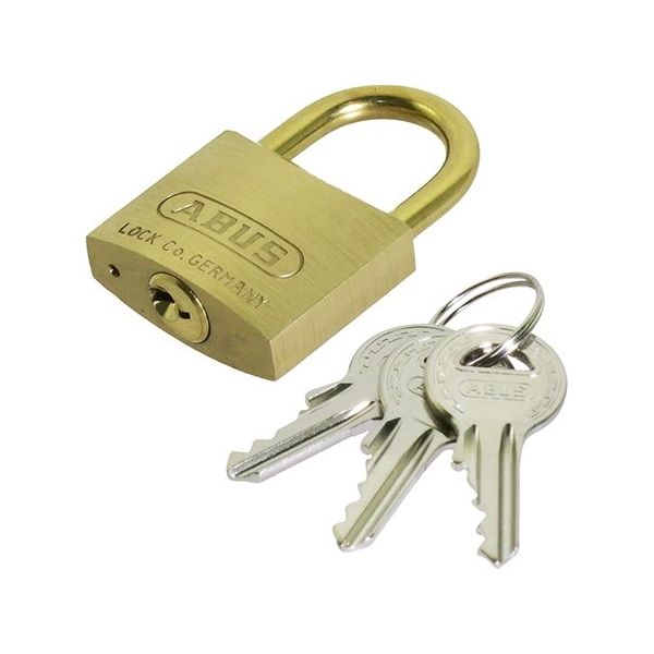 松冨 アバス シリンダー南京錠 63-5461-02 1個（直送品）