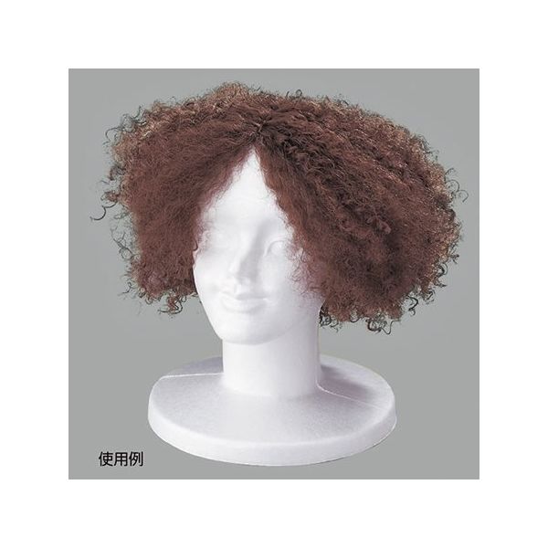 アズワン マネキンヘッド 白 顔付き 63-5724-53 1個（直送品）