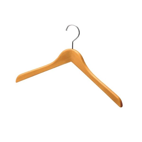 アズワン 木製 ハンガー ナチュラル 屈折型 W38cm 10本 63-5726-20 1セット(10本)（直送品）