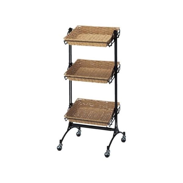 アズワン トレースタンド 3段 大 PPトレー ポリプロピレン製 63-5727-59 1台（直送品）