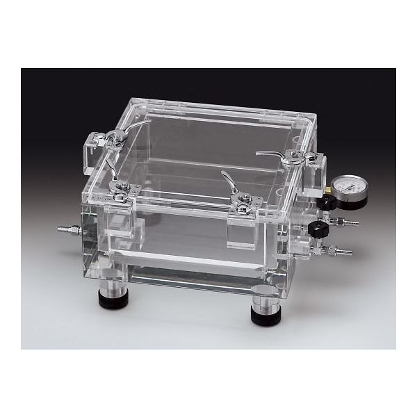 サンプラテック アクリル真空デシケーター(ドレンバルブ付) UBーD型 16532 1台 64-3683-01（直送品）