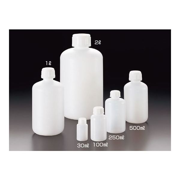 サンプラテック PE細口瓶 250mL 02063 1本 64-3684-40（直送品）