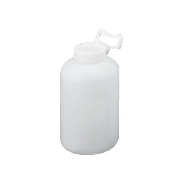 サンプラテック PE広口瓶 5L 02089 1本 64-3684-72（直送品）