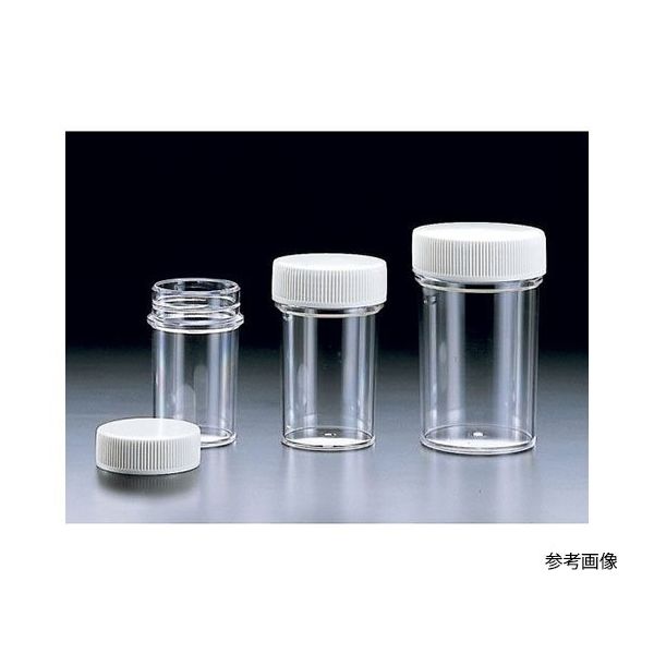 サンプラテック スチロール容器C型(捻蓋式) 200mL ※ケース販売(50本入) 02211c 1箱(50本) 64-3690-74（直送品）