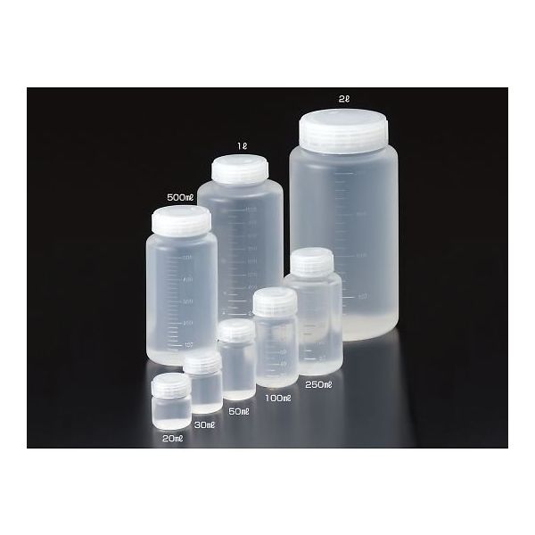 サンプラテック サンプラR PPボトル広口 50mL ※ケース販売(400本入) 02042c 1箱(400本) 64-3685-15（直送品）