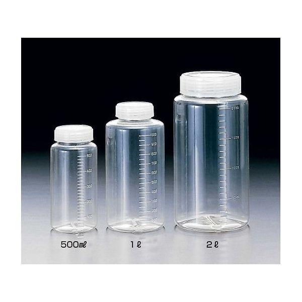 サンプラテック サンプラR クリアー広口ボトル 2L 02017 1本 64-3685-32（直送品）