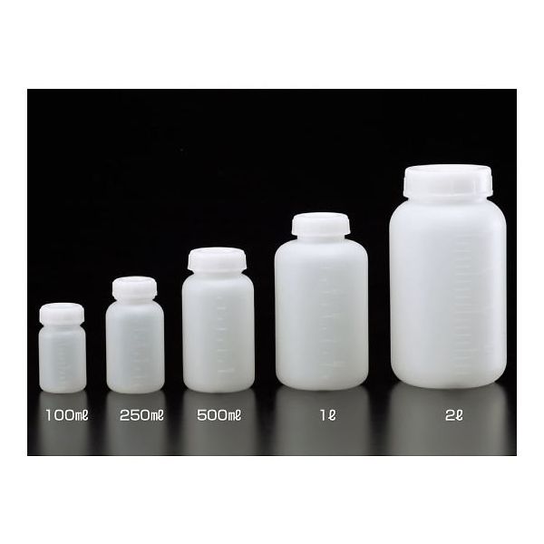 サンプラR フロロバリアPEボトル広口(フッ素化ポリエチレンボトル広口) 2L ※ケース販売(30本入) 20419c 1箱(30本)（直送品）