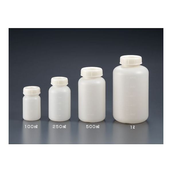 サンプラテック サンプラR 帯電防止PEボトル広口 1000mL 25007 1本 64-3685-64（直送品）