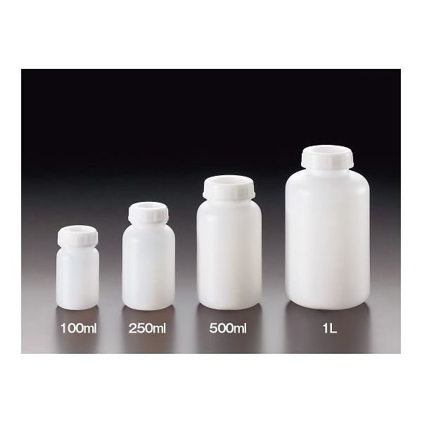 サンプラテック EOG滅菌瓶(PE広口) 乳白色・100mL 17022 1本 64-3685-84（直送品）