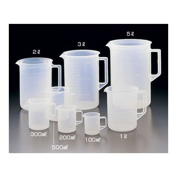 サンプラテック サンプラR ポリプロピレン手付ビーカー 3L 01032 1個 64-3692-50（直送品）