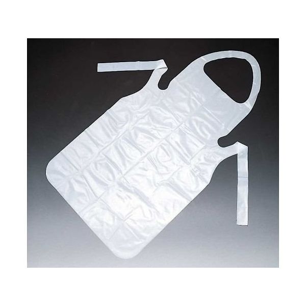 サンプラテック ディスポ胸前掛 Eー1 (10枚) 03057 1組(10枚) 64-3694-61（直送品）