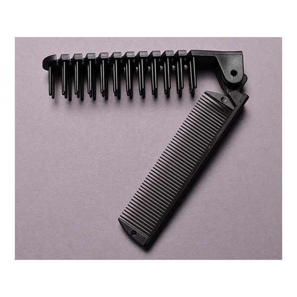 アズワン コーム付ブラシ黒(白マット袋) 64-3966-99 1ケース(1000個)（直送品）