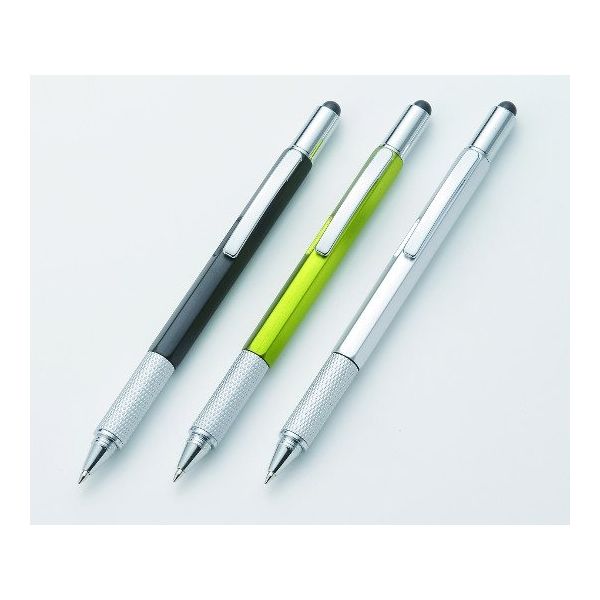 アズワン タッチペン付マルチツールペン グリーン 200本 64-4007-14 1箱(200本)（直送品）