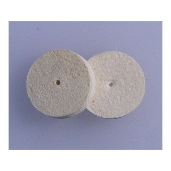 サンフレックス セーム皮バフ 23φ 2枚入 No.H-410 1袋(2枚) 62-4939-39（直送品）