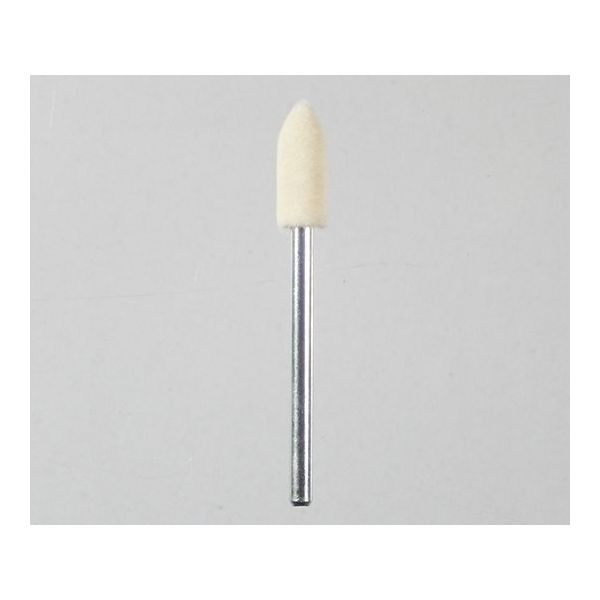 サンフレックス 軸付フェルトバフ 6×15×3φ軸 砲弾型 No.H-425 1本 62-4939-47（直送品）