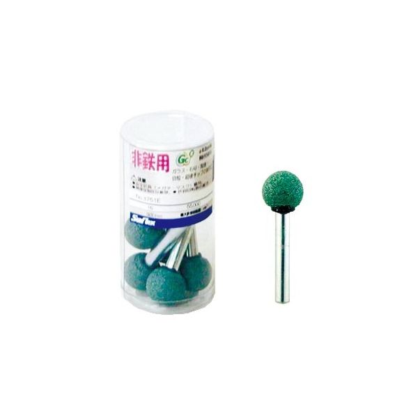 サンフレックス 軸付砥石（非鉄用）GC材 6φ軸