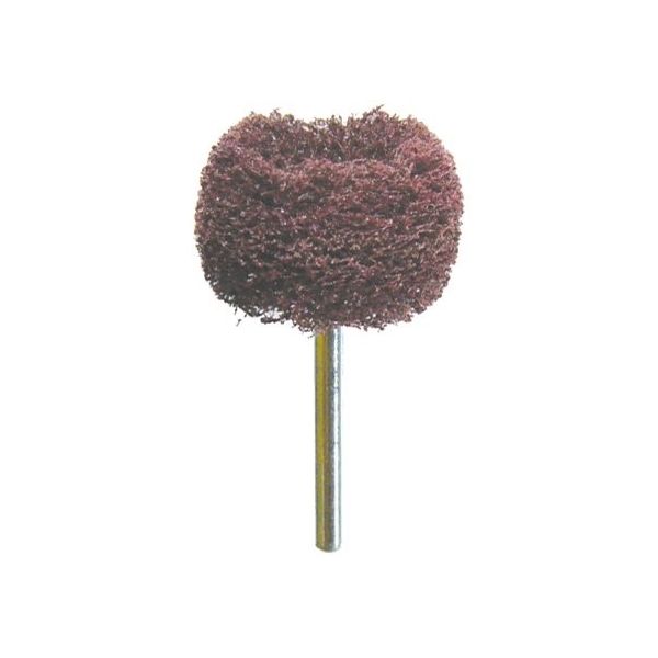 サンフレックス サンダーバフ φ25 #180 こげ茶 No.4416 1個 62-4935-93（直送品）