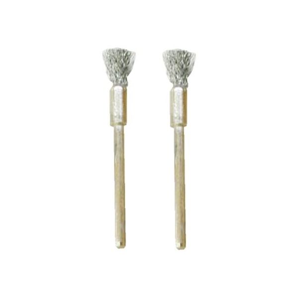 サンフレックス 鋼線ブラシ 筆型 φ5mm径(2本入) No.J-150 1袋(2本) 62-4941-03（直送品）