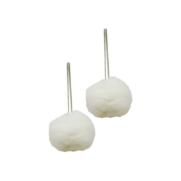 サンフレックス 羊毛バフ φ22mm径(2本入) No.J-174 1袋(2本) 62-4941-25（直送品）