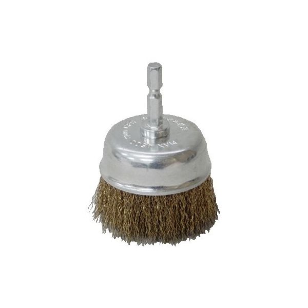 サンフレックス 六角軸カップワイヤー キンセン φ65 No.4107H2 1個 62-4941-92（直送品）