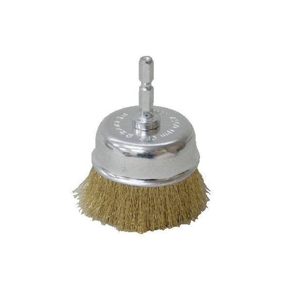 サンフレックス 六角軸カップワイヤー 真鍮 φ65 No.4111H2 1個 62-4941-93（直送品）