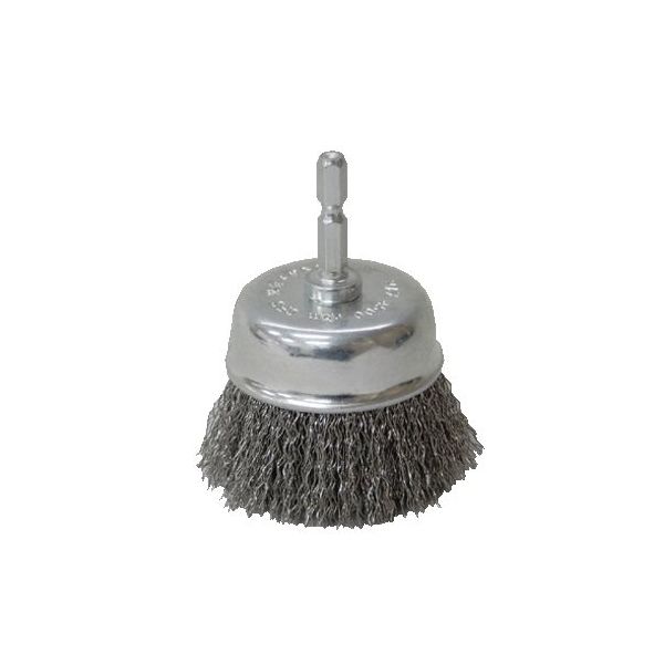 サンフレックス 六角軸カップワイヤー ステン φ65 No.4116H2 1個 62-4941-94（直送品）