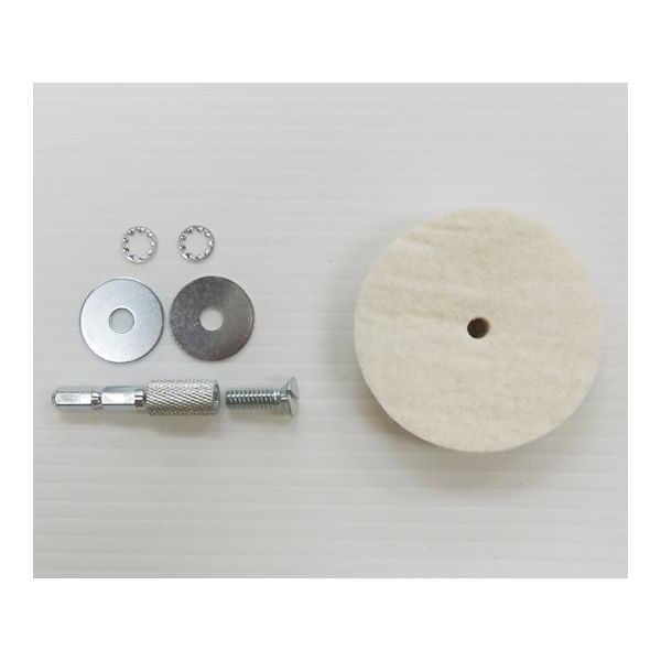 サンフレックス 六角軸付フェルトバフ No.4412H 1セット 62-4942-32（直送品）