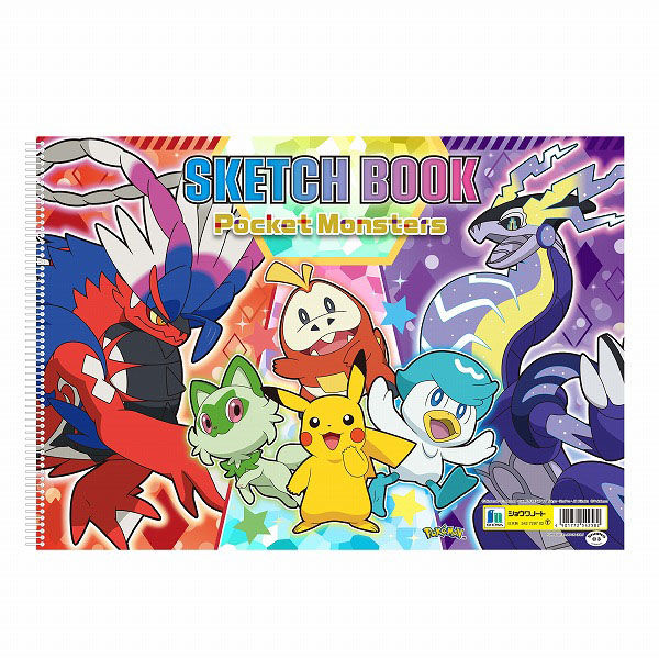 ショウワノート B4サイズ スケッチブック ポケットモンスター 542729702 1冊