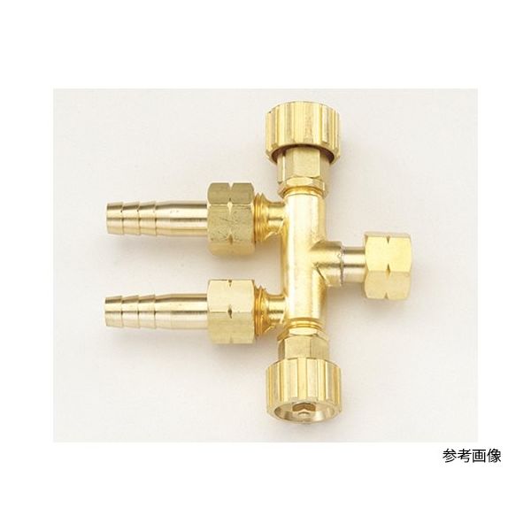 イチネンTASCO 二又バルブ TA380Z-20 1個 64-0810-90（直送品）