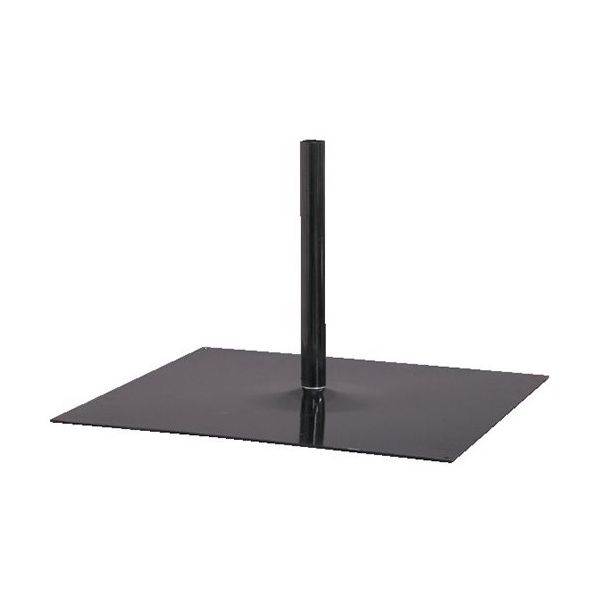 のぼり屋工房 ポール台 鉄板 45cm 黒 941 1個 62-7067-41（直送品）