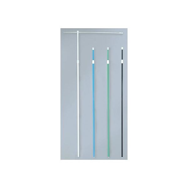 のぼり屋工房 3m強風ポール 緑 直径25mm 横棒850mmコーティング 952 1本 62-7067-49（直送品）
