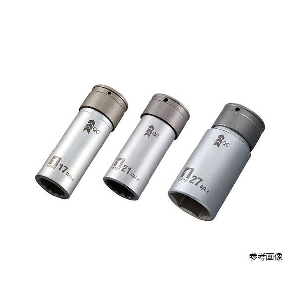 イチネンTASCO QCソケット シングル TA731S-17 1本 64-0816-47（直送品）