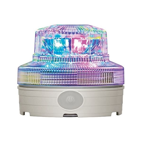 日惠製作所 電池式回転灯 Φ88 ニコUFO(赤)スター VL09B-004U 1個 62-4927-03（直送品）