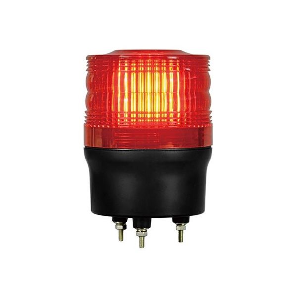 日惠製作所 LED回転灯Φ90 ニコトーチ・120(赤) AC100~200V ブザー付 プラグ無 VL09R-200XR 1個（直送品）