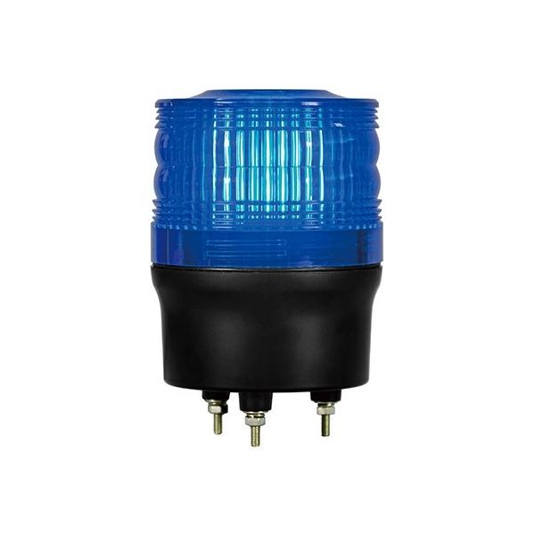 日惠製作所 LED回転灯Φ90 ニコトーチ・120(青) AC100~200V ブザー付 プラグ無 VL09R-200XB 1個（直送品）